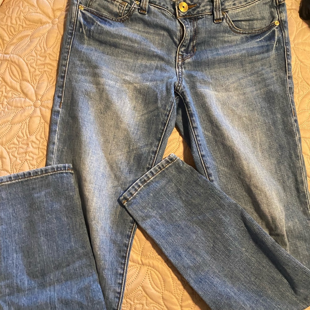 CAbi Denim Blue Straight Leg Jeans